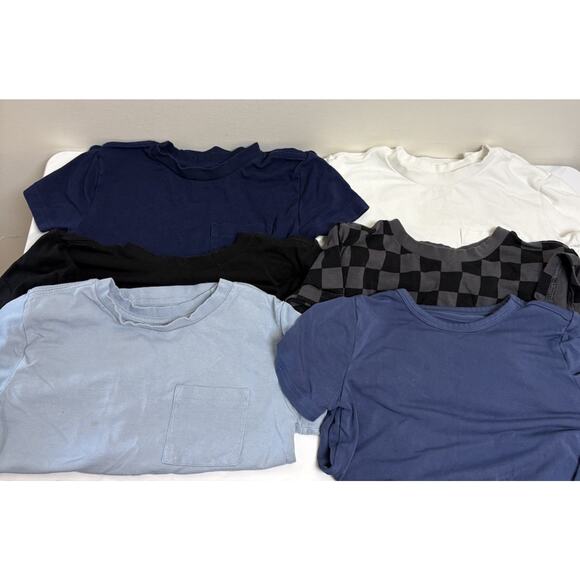 Lot of 6 Play by Little Sleepies Boys’ Pocket Tees Size 4T Soluxe Bamboo Blend - Picture 1 of 15